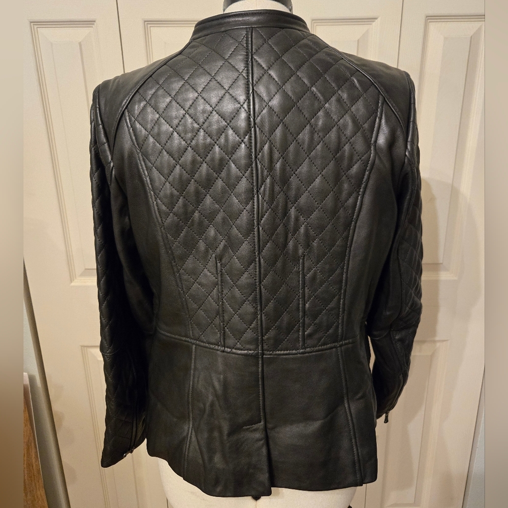 Isaac Mizrahi Leather Jacket - Picture 3 of 8